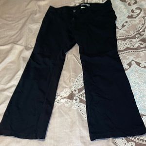 Faded glory black pants size 16 p
